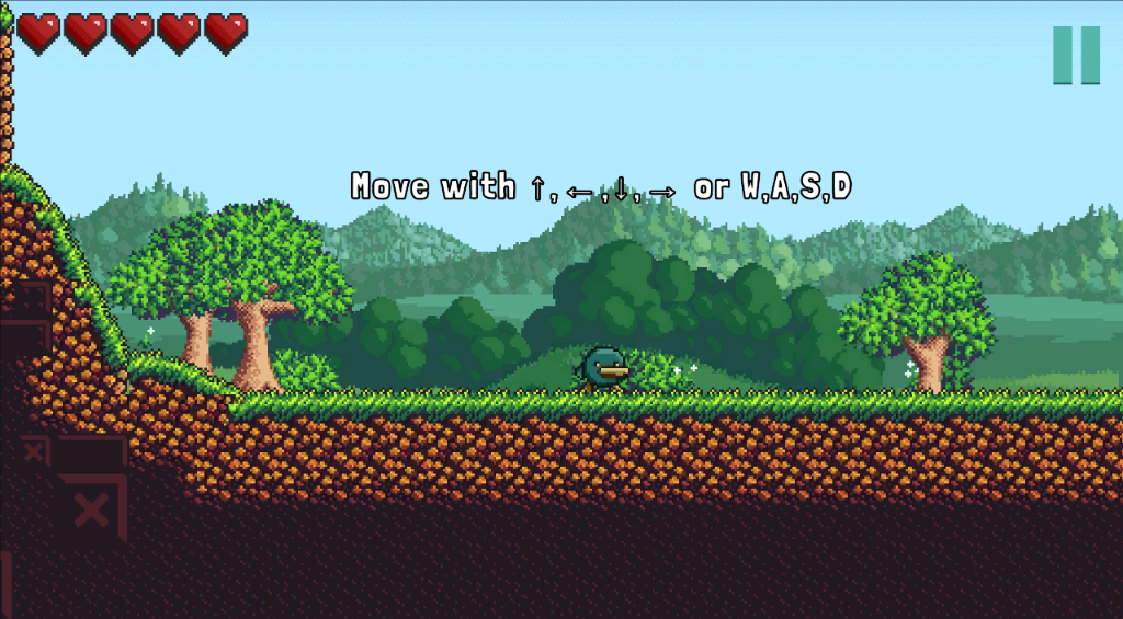 MeloFeal Screenshot - Movement tutorial